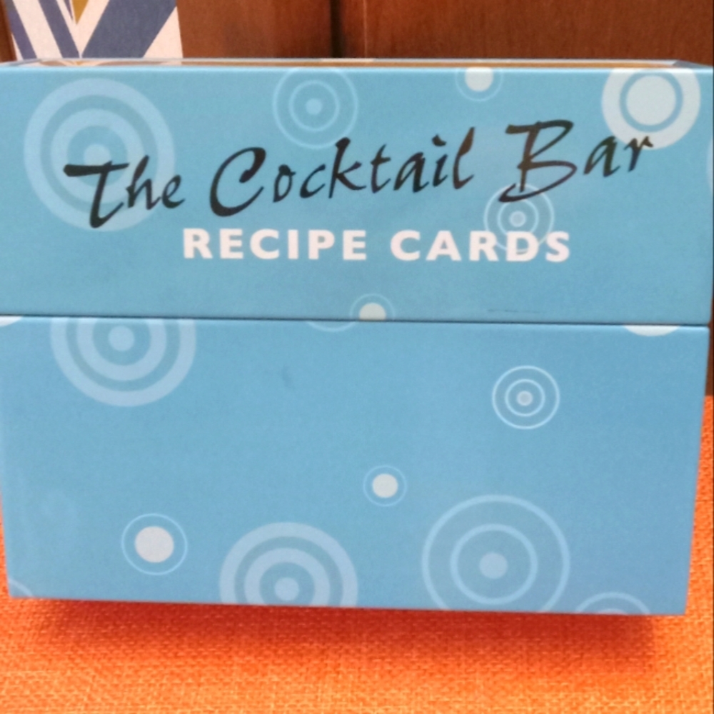 🥰 5/$25 - Metal Cocktail Recipe Box